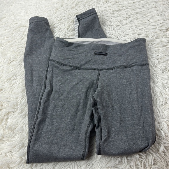 🔥 $SALE$ 🔥Lululemon Runder Under Pant Heathered Slate Macro Micro Stripe Polar - Picture 1 of 5